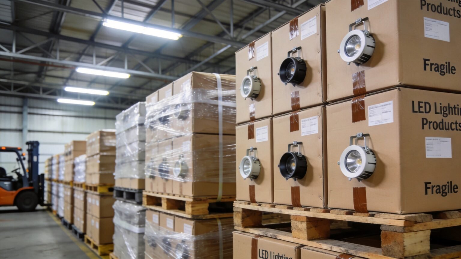 LED driver power supply unit for a commercial luminaire