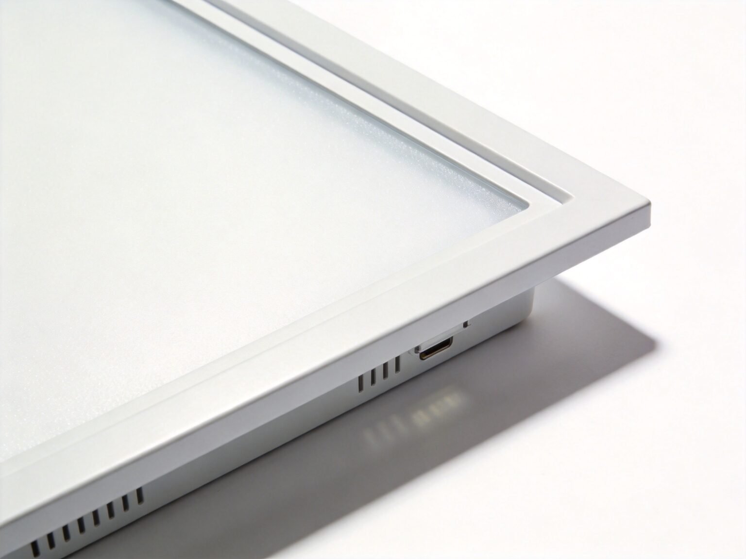 LED linear luminaire driver wiring inside a commercial lighting fixture