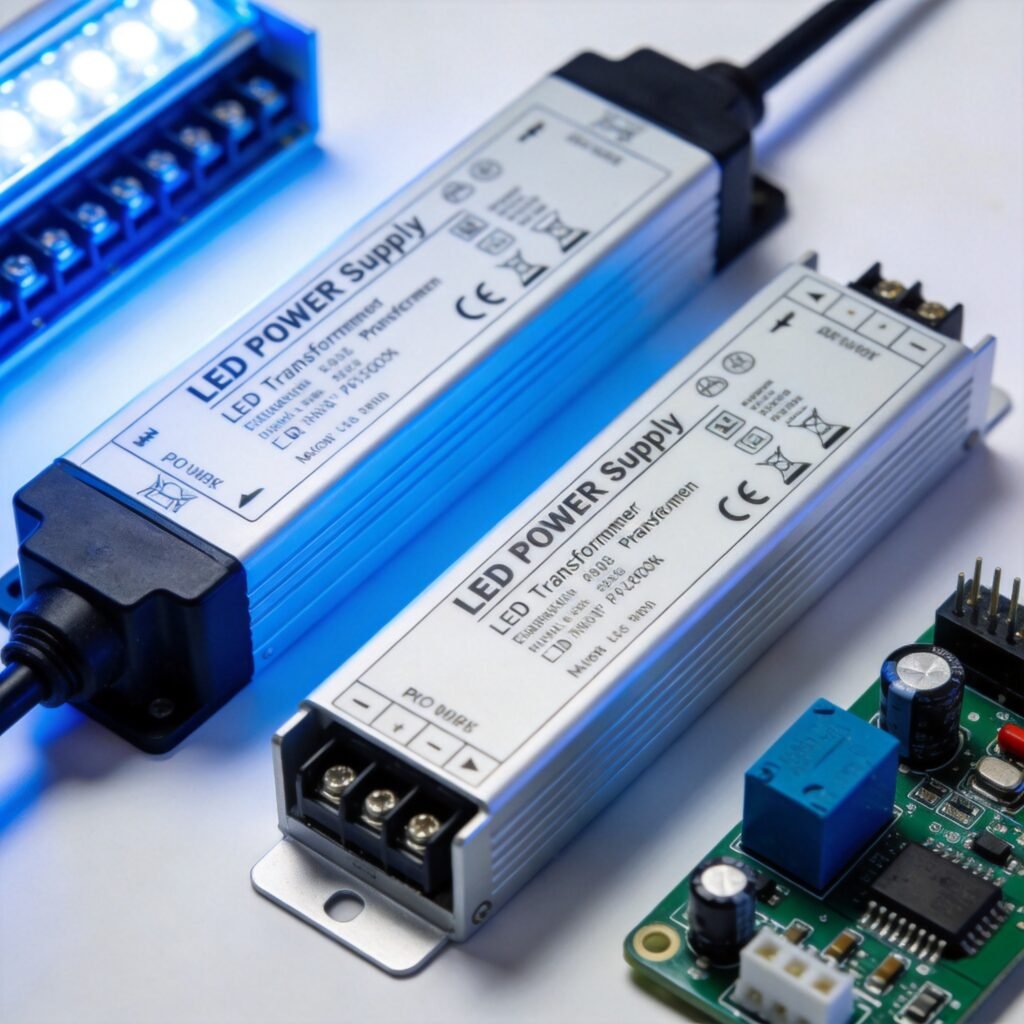 LED Driver Types Explained: Constant Current vs Constant Voltage for Commercial Lighting Systems LED driver circuit board comparison constant current vs constant voltage