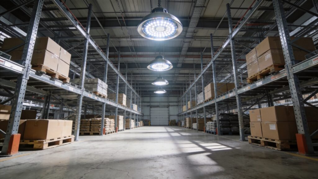 Industrial Warehouse Lighting Solutions 2026: Complete Guide for High-Bay Installations Industrial warehouse LED high bay lights