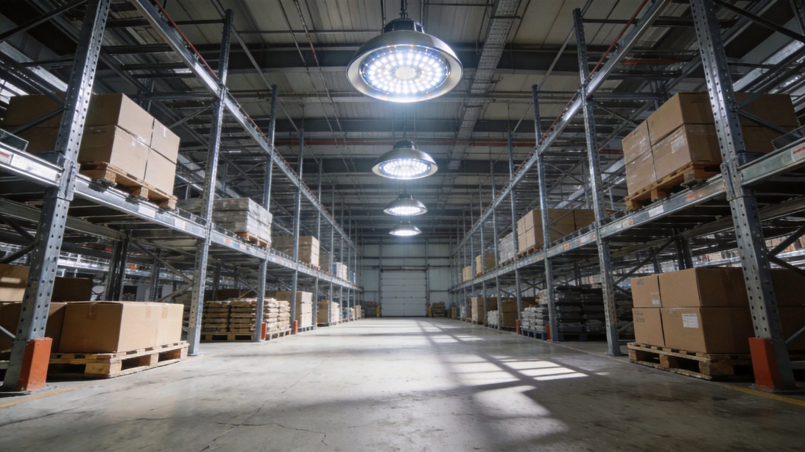 Industrial Warehouse Lighting Solutions 2026: Complete Guide for High-Bay Installations Industrial warehouse LED high bay lights