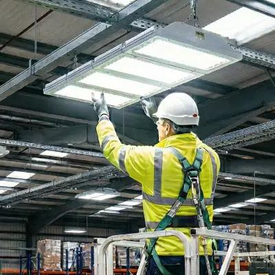 LED Retrofit vs. New Installation: A 15-Year Pro's TCO Calculator led retrofit worker