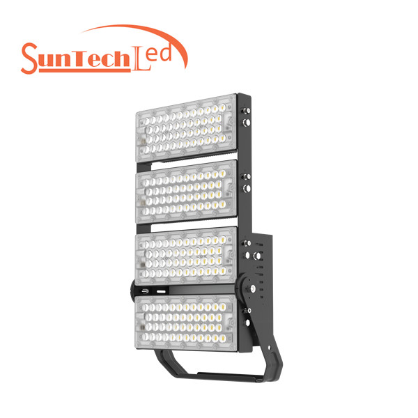LED stadium flood lighting fixture - high mast sports illumination