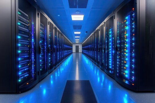 Data Center LED Lighting in 2026: The Spec Decisions That Actually Affect Uptime Modern data center server room with LED aisle lighting