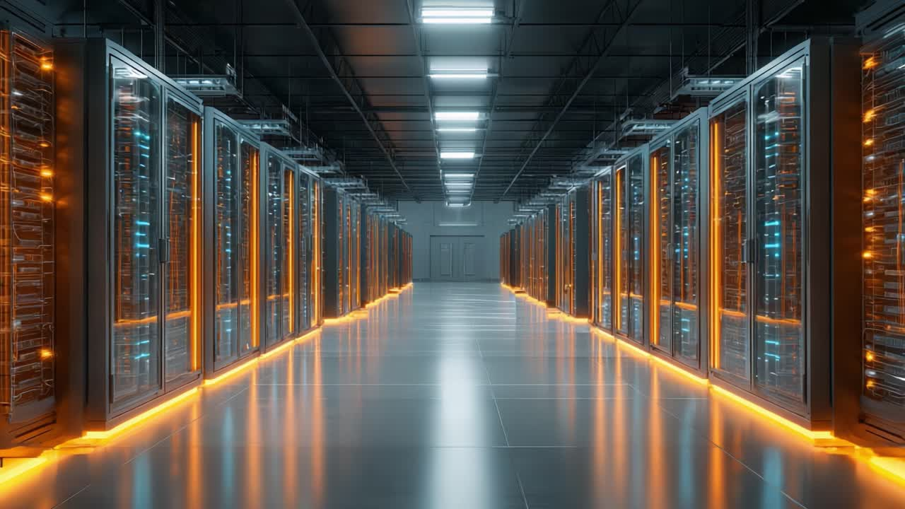 Data Center LED Lighting in 2026: The Spec Decisions That Actually Affect Uptime Data center corridor with cool white LED lighting