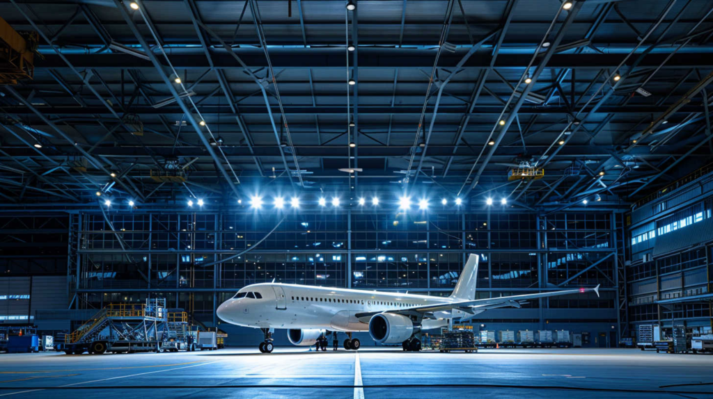 aircraft hangar led lighting