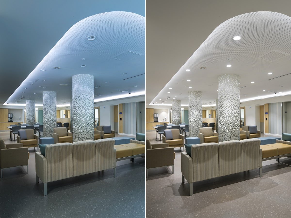 Why Your Commercial Building's Lighting Schedule Is Making Everyone Tired Lighting color temperature comparison