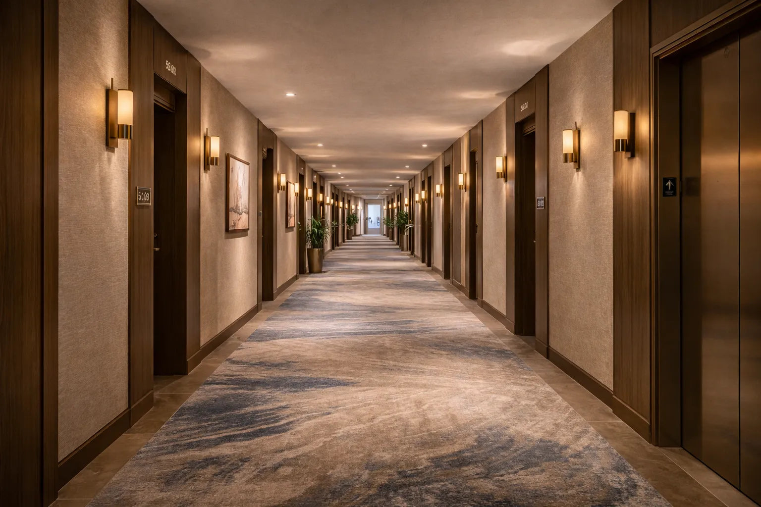 hotel corridor lighting design