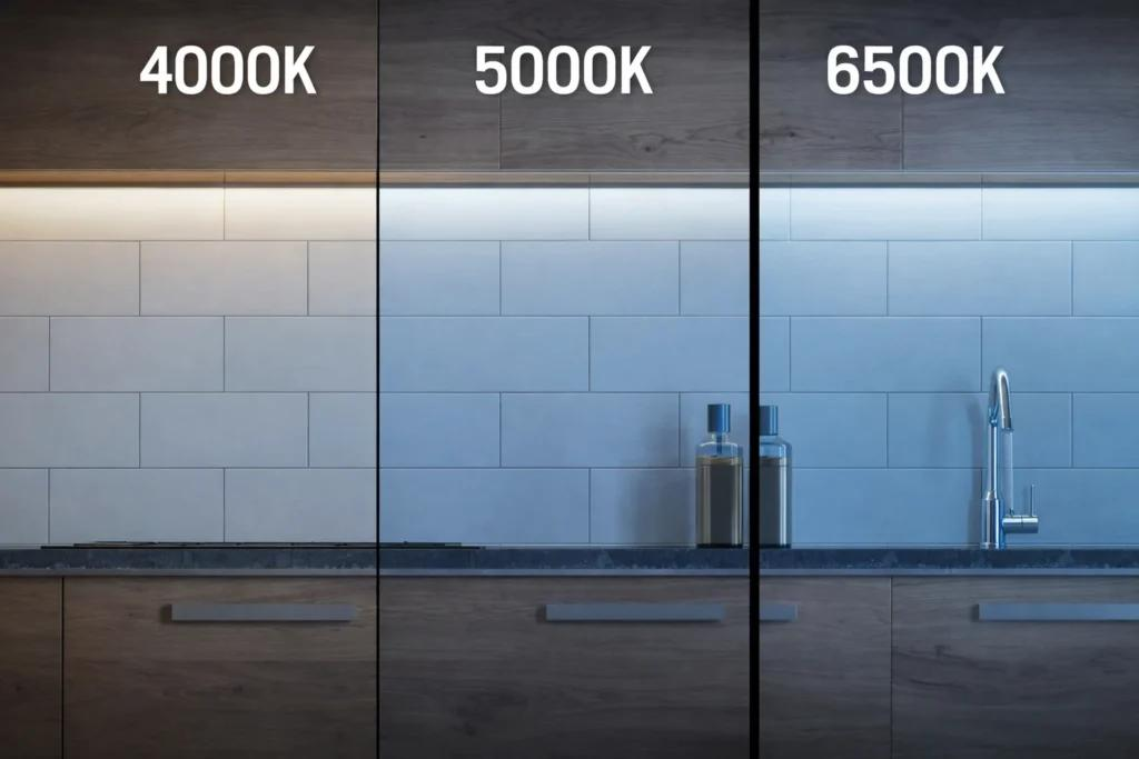 Color Temperature Isn't About Preference—It's About Application commercial LED color temperature comparison kitchen