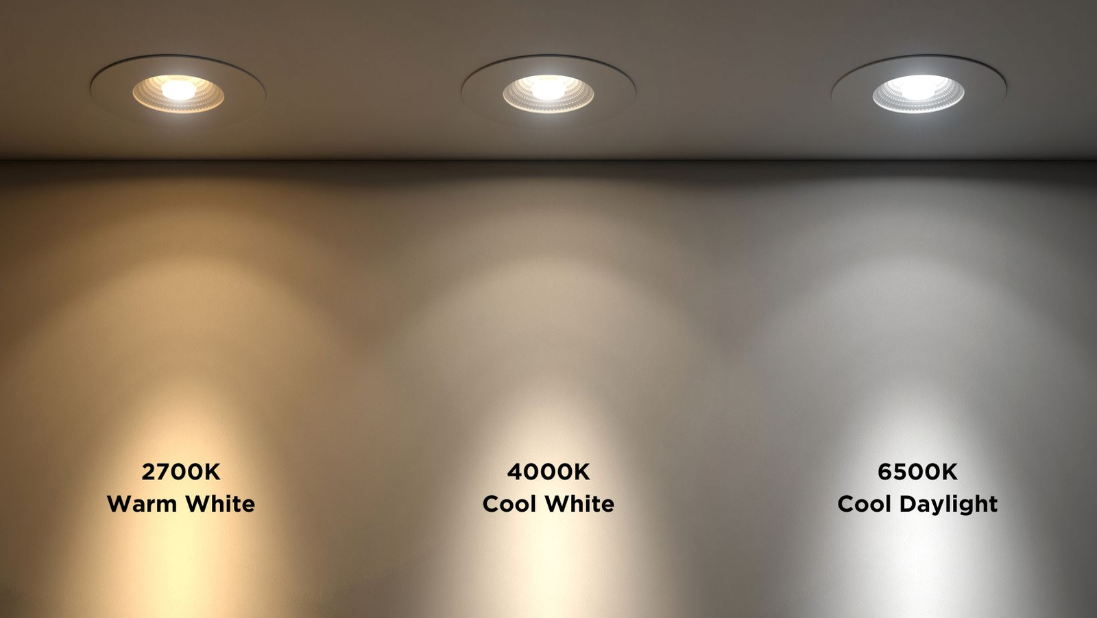 Color Temperature Isn't About Preference—It's About Application LED downlight color temperature comparison