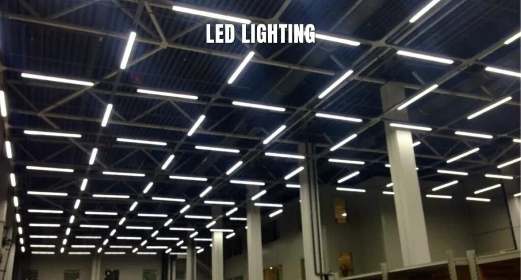 LED panel and linear luminaires packed for shipment to European distributors