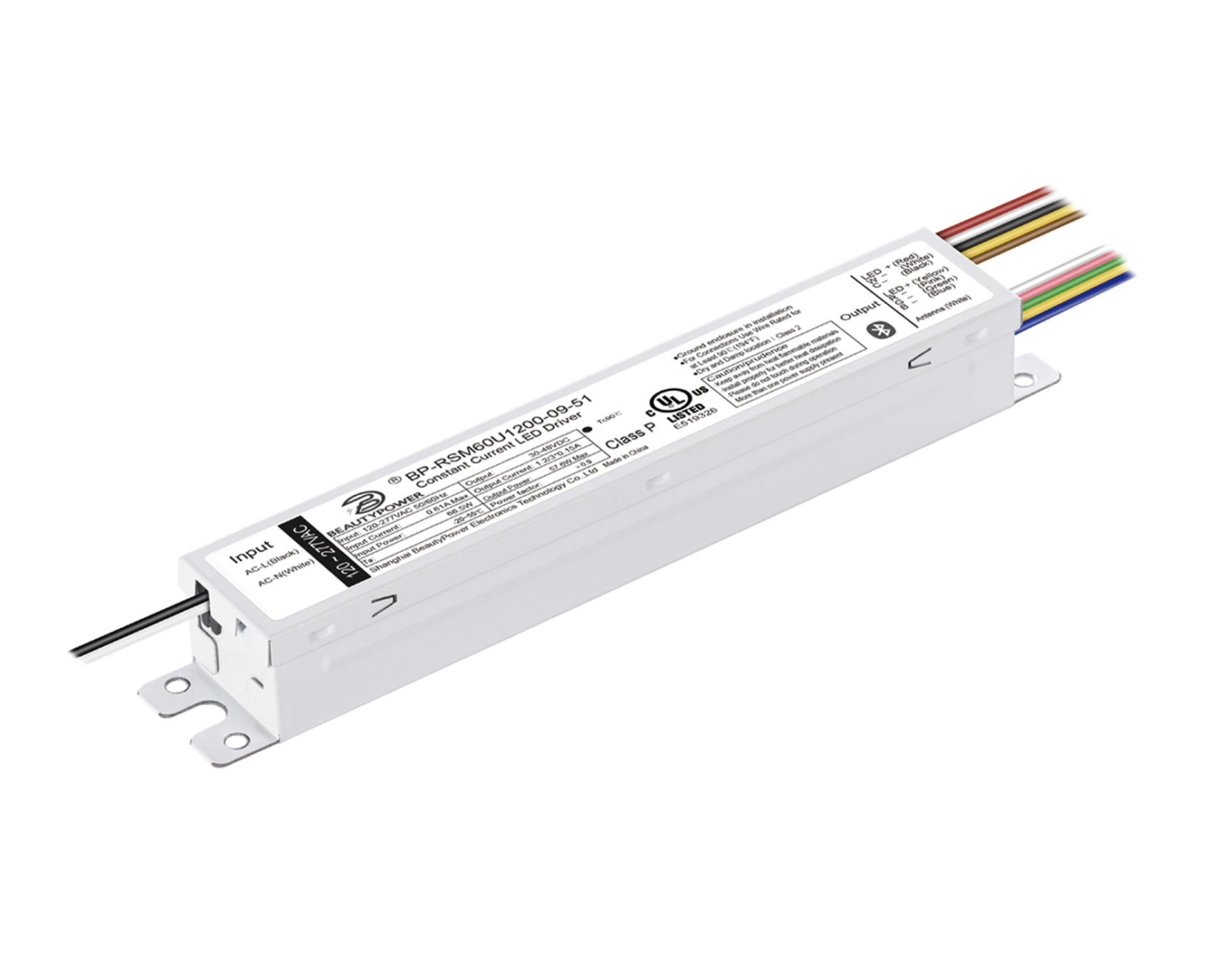 LED linear fixtures installed in an industrial factory interior