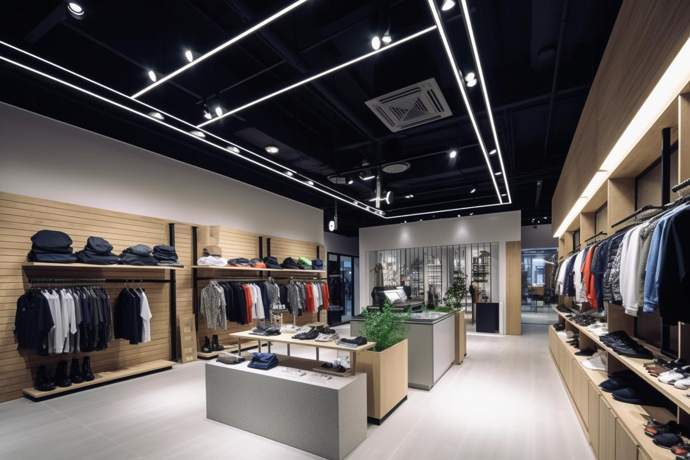 Retail store LED lighting