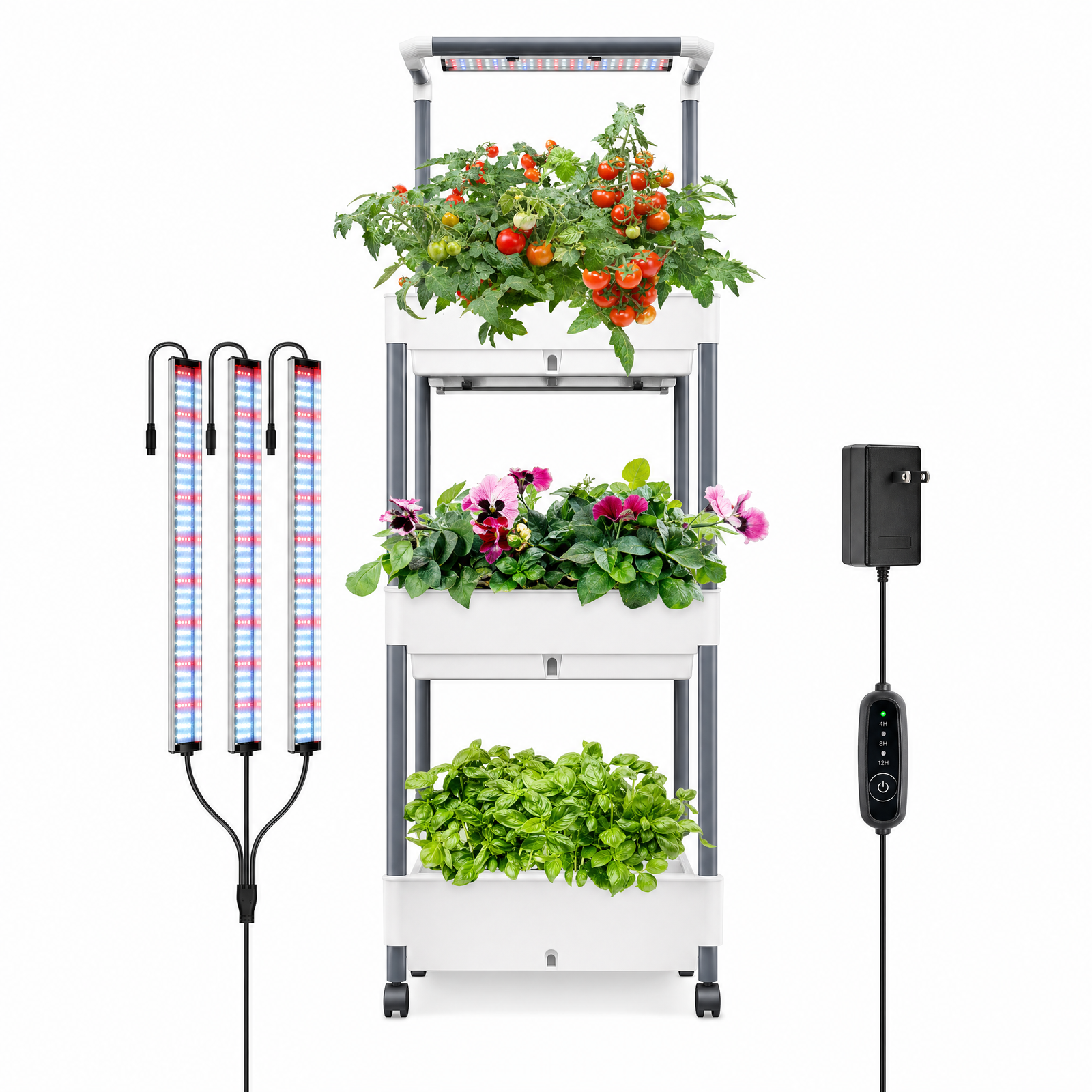 youbeelight vertical grow rack system