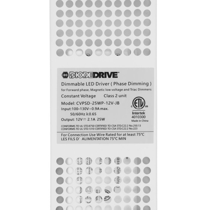 LED Power Factor: The Invisible Spec That's Silently Costing Your Commercial Project Thousands LED driver specification label showing power factor rating